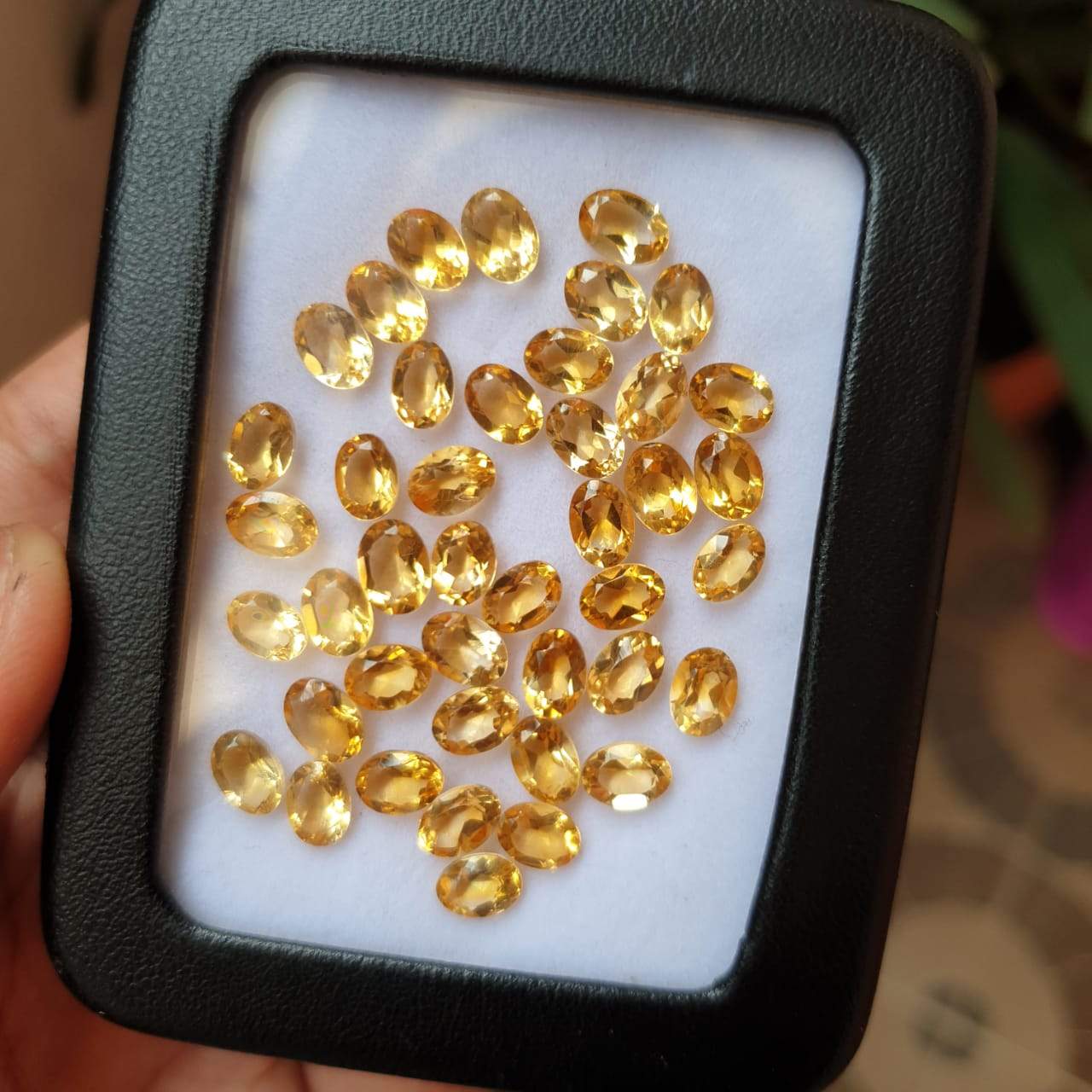 20 Pcs Top Quality Natural Citrine 7x5 mm calibrated Ovals - The LabradoriteKing