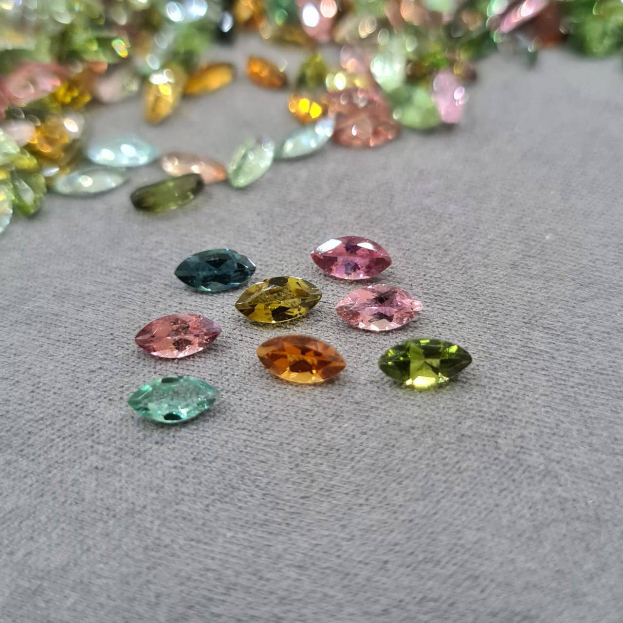 20 Pcs Tourmaline Marquise Multi Colour | 6x3mm - The LabradoriteKing