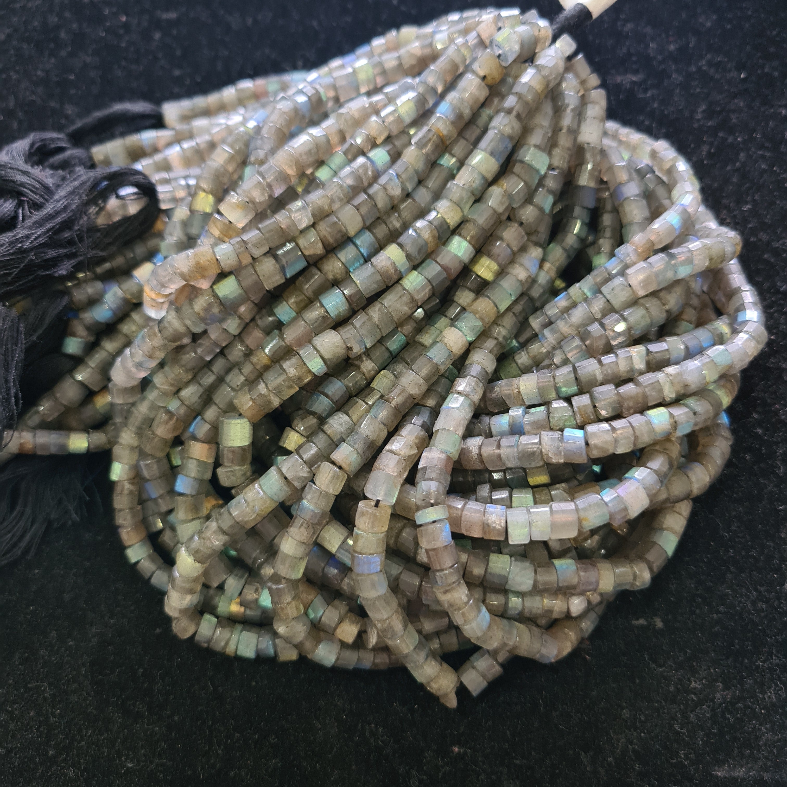 Natural Labradorite Beads 5mm, 14" Inches  Round Shape - The LabradoriteKing