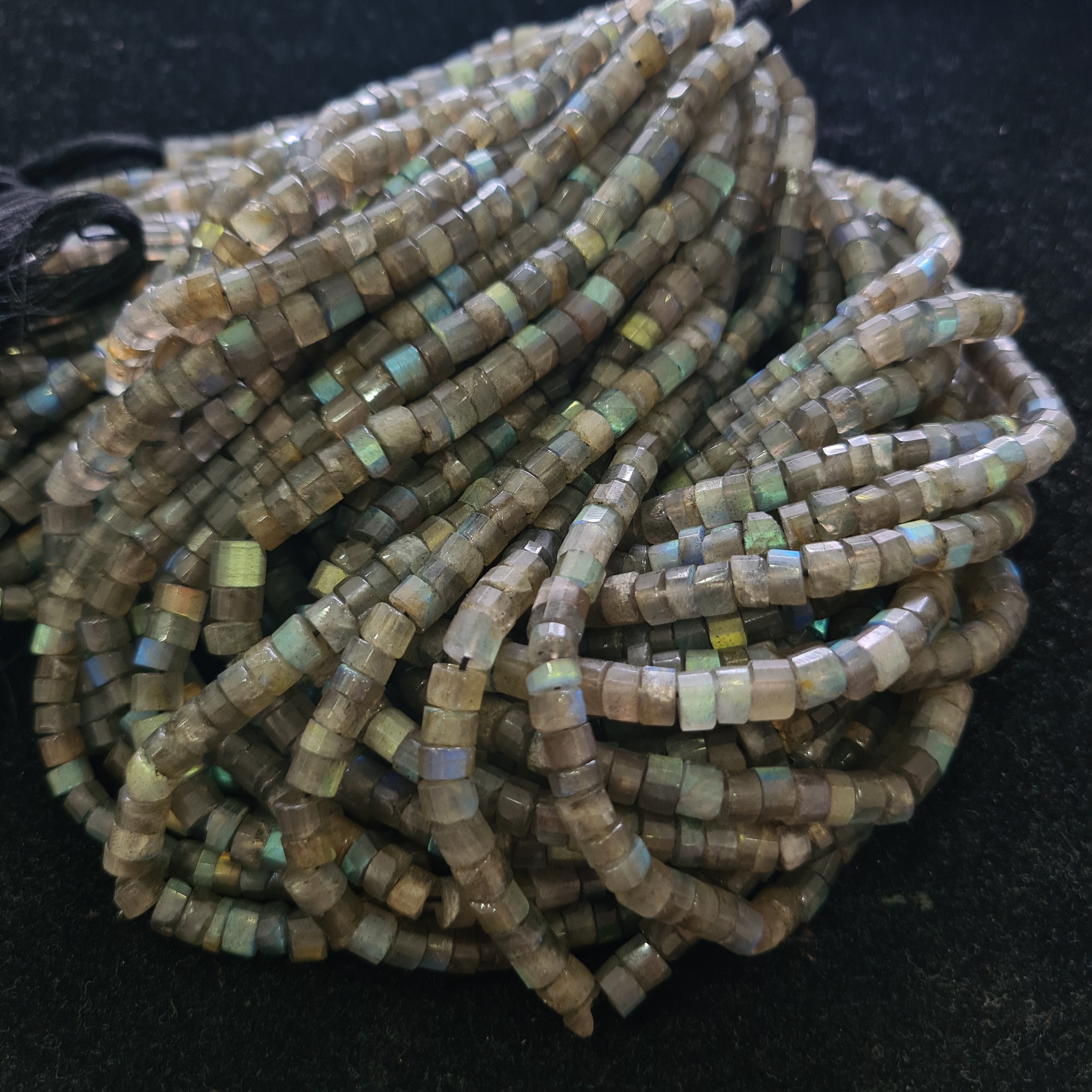 Natural Labradorite Beads 5mm, 14" Inches  Round Shape - The LabradoriteKing