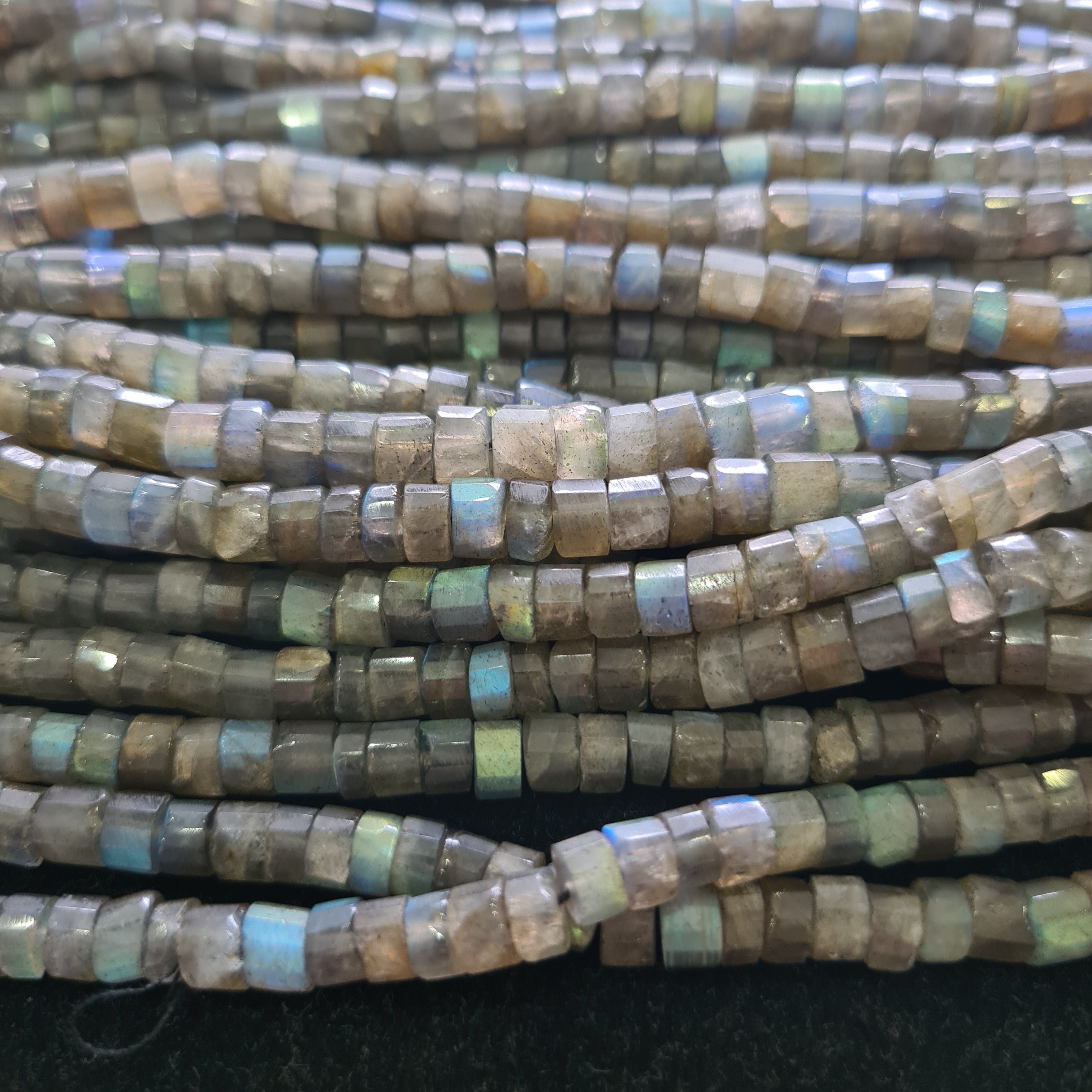 Natural Labradorite Beads 5mm, 14" Inches  Round Shape - The LabradoriteKing