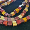 Natural Jasper Beads 9-11mm, 16" Inches  Square Shape - The LabradoriteKing