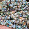 Load image into Gallery viewer, Natural Multi Square Beads Gemstone Size -4-6mm 17 Inch Beads Gemstone - The LabradoriteKing
