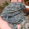 Natural AAA Quality Labradorite Heishi Smooth Beads Size 5mm 17 Inches Semi Precious Gemstone Beads - The LabradoriteKing