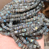 Load image into Gallery viewer, Natural AAA Quality Labradorite Heishi Smooth Beads Size 5mm 17 Inches Semi Precious Gemstone Beads - The LabradoriteKing