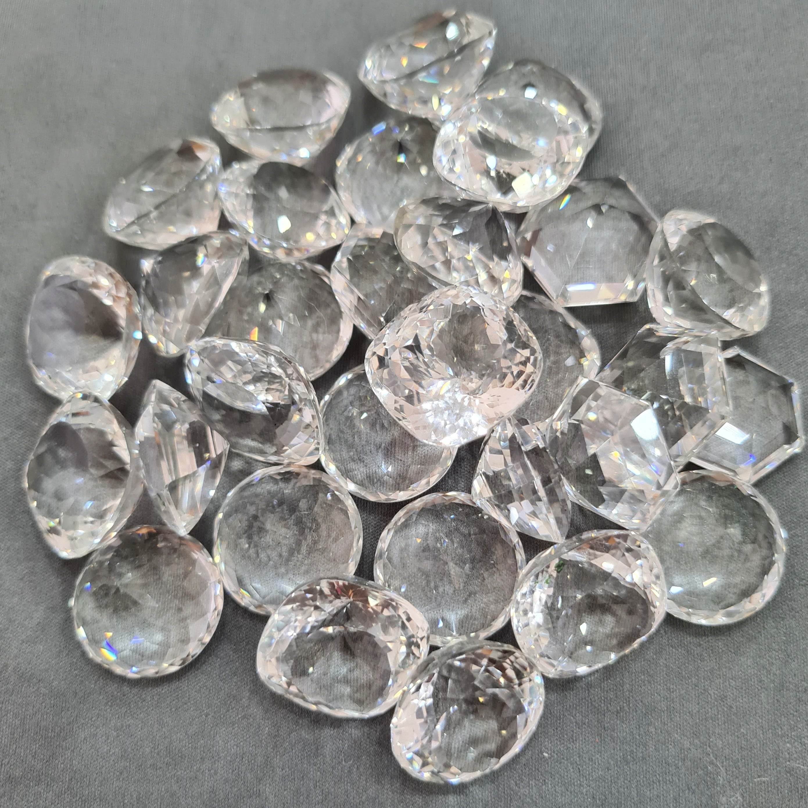 Natural Topaz Faceted Gemstone Shape: Fancy Size, 18-20mm - The LabradoriteKing