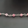Pink Tourmaline Chain on 925 Sterling Silver | 3mm | by Length - The LabradoriteKing