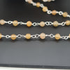 Grossular Garnet Chain on 925 Sterling Silver | 3mm | by Length - The LabradoriteKing