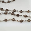 Natural Smoky Chain on 925 Sterling Silver | 3mm | by Length - The LabradoriteKing