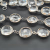 Load image into Gallery viewer, Crystal Round Shape Chain on 925 Sterling Silver | 11-14mm | by Length - The LabradoriteKing