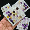 1 Card Mix Cabochon Gemstone Mix Shape, Size 8-20mm AAA Quality Gemstone Lot - The LabradoriteKing