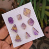 9 Pieces Natural Ametrine Flower Carved Gemstone Fancy Shape Size  12-25mm, - The LabradoriteKing