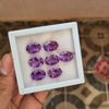 Load image into Gallery viewer, 7 Pcs Natural Amethyst Cut Loose Faceted Gemstone Oval Shape Size: 14x10mm - The LabradoriteKing