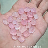 12 Pcs Pink Morganite Cabochons | Good Quality | 10-15mm - The LabradoriteKing