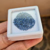 Natural Parti Blue Sapphire Round Cut Shape Faceted Gemstone, Stone Size: 1mm to 2mm - The LabradoriteKing