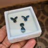 Load image into Gallery viewer, 8 Pcs Natural London Blue Topaz Earing Set Faceted Gemstone Mix Shape Size: 6-12mm - The LabradoriteKing