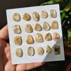 SALE🔥  20 Pcs Natural Rutile Quartz Rosecut Gemstones | Fancy Shape, Sizes: 15-19mm - The LabradoriteKing