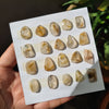 SALE🔥  20 Pcs Natural Rutile Quartz Rosecut Gemstones | Fancy Shape, Sizes: 15-19mm - The LabradoriteKing