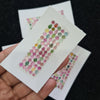 1 Card Natural Multi Tourmaline Cabochon gemstone Mix Shape Size: 3-5mm - The LabradoriteKing
