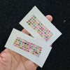 1 Card Natural Multi Tourmaline Cabochon gemstone Mix Shape Size: 3-5mm - The LabradoriteKing