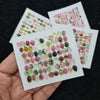 Load image into Gallery viewer, 1 Card Natural Multi Tourmaline Cabochon gemstone Mix Shape Size: 4-10mm - The LabradoriteKing