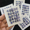 BOGO: 1 Card Natural Blue Bi Colour Tanzanite Rough Size: 7-14mm - The LabradoriteKing