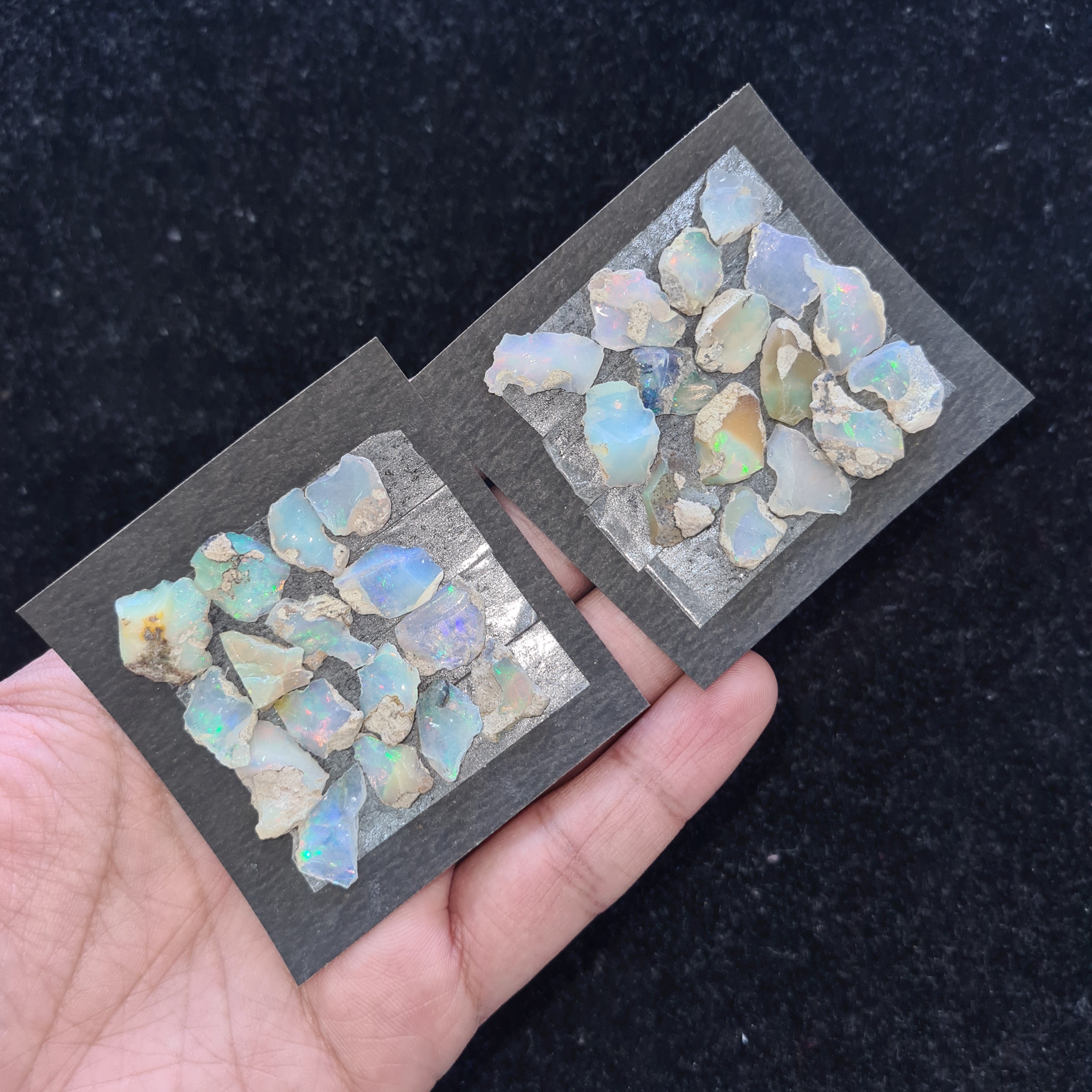 1 Card Natural Opal Rough Gemstone Uncut Shape Size: 13-18mm - The LabradoriteKing