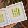 Load image into Gallery viewer, Natural Peridot Rectangle | 16 Pcs in on set, Size: 6x4mm - The LabradoriteKing