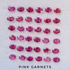 Load image into Gallery viewer, 36 Pieces Natural Rhodolite Garnet Faceted Oval Size: 4x3mm - The LabradoriteKing