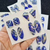 Load image into Gallery viewer, 1 Set Natural Lapis Lazuli Cabs Pairs Mix Shape Size: 19-32mm - The LabradoriteKing