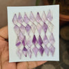 Load image into Gallery viewer, 1 Card Natural Amethyst Cabochon Gemstone Fancy Shape Size: 19-20mm - The LabradoriteKing