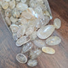 Wholesale 1Kg of Rutile Quartz Cabochon Mix Shape |  Gold and Copper - The LabradoriteKing