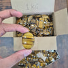 1KG of Tiger Eye Cabochon Uncoated Top Quality Mix Shape | 1-3 Inches - The LabradoriteKing