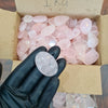 1KG of  Natural Rose Quartz Cabochon Uncoated Mix Shape | 1 to 4 Inches - The LabradoriteKing