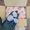 1KG of  Natural Rose Quartz Cabochon Uncoated Mix Shape | 1 to 4 Inches - The LabradoriteKing