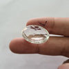 10 Pieces Natural Crystal Quartz Rosecut Gemstone Oval Shape |Size: 20x15mm to 25x18mm - The LabradoriteKing