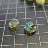 25 Pcs of Labradorites Raw Faced polished backs 8mm and 10mm - The LabradoriteKing