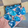 500 Grams of Apatite blue Cabochons | 1-3
