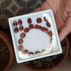 🔥 22 Pcs Natural Garnet Faceted Gemstones | Mix shape, Size: 11-14mm - The LabradoriteKing