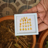 23 Pcs Natural Citrine Faceted Gemstones Pear Shape, 6mm - The LabradoriteKing