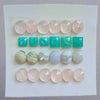 24 Pcs Natural Mix Rosecut Gemstones | Mix Shape, 8-12mm Size, - The LabradoriteKing