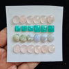 24 Pcs Natural Mix Rosecut Gemstones | Mix Shape, 8-12mm Size, - The LabradoriteKing