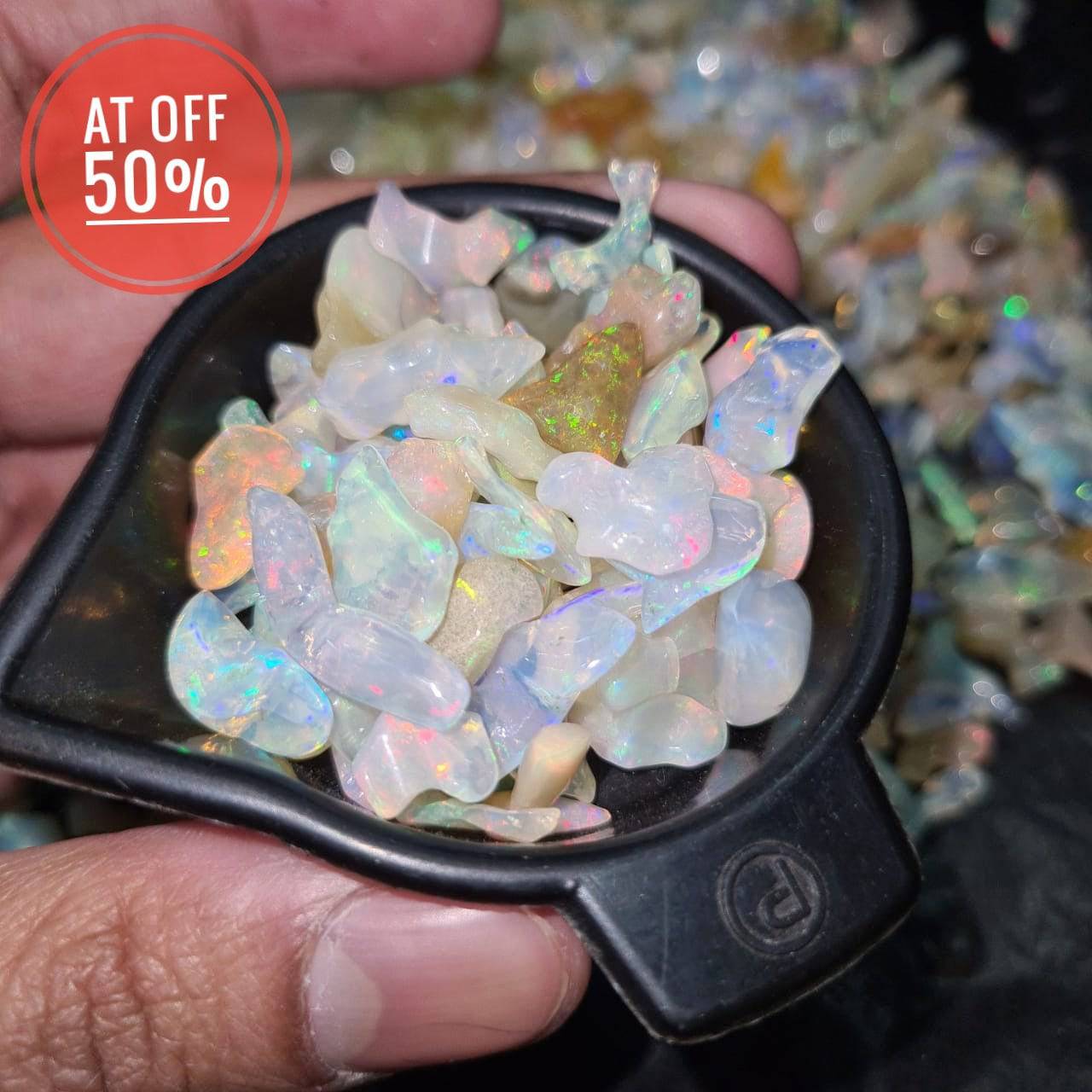 25 Pcs Natural Opal Polished Uneven tumbels | 8-16mm sizes - The LabradoriteKing