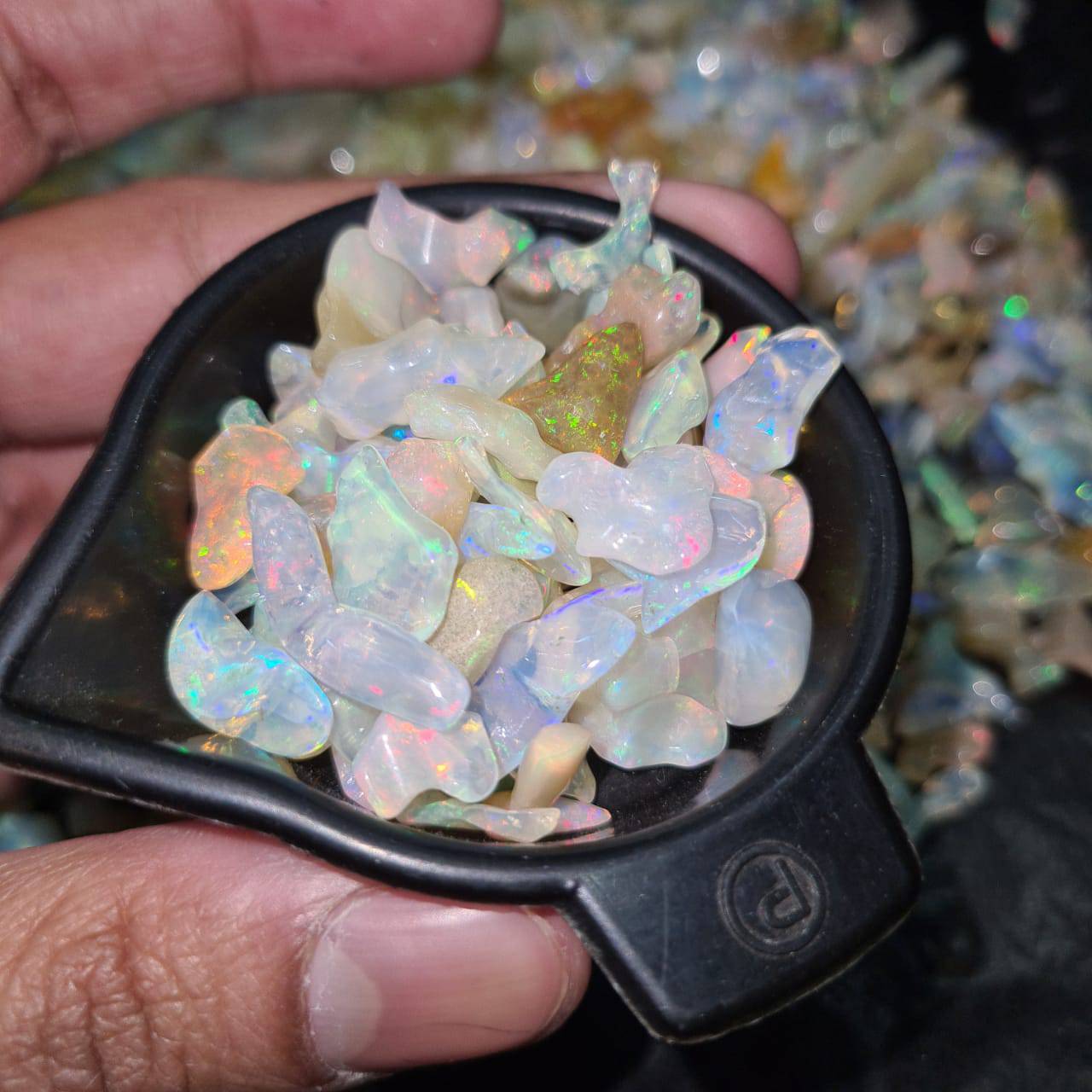 25 Pcs Natural Opal Polished Uneven tumbels | 8-16mm sizes - The LabradoriteKing