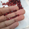 25pcs Top Quality Garnets 5mm Round Briliant Cut - The LabradoriteKing