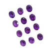 Load image into Gallery viewer, Natural Amethyst Faceted Gemstone I  Size 5-8mm, Shape: Oval - The LabradoriteKing