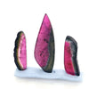 Load image into Gallery viewer, 3 Pcs Pink Tourmaline Watermelon Slice Pairs |  12.5 Cts Pair | 18-27mm - The LabradoriteKing