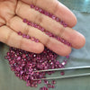 30 Pcs of Pink Garnet Rounds 4mm | Top Quality - The LabradoriteKing