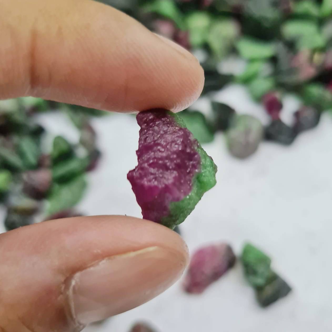 30  Pcs Ruby In zoisite Raw roughs | Natural Untreated Natural Ruby - The LabradoriteKing