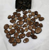 30 Pcs Smoky Quartz Rosecuts | 12-20mm Size | Flawless - The LabradoriteKing